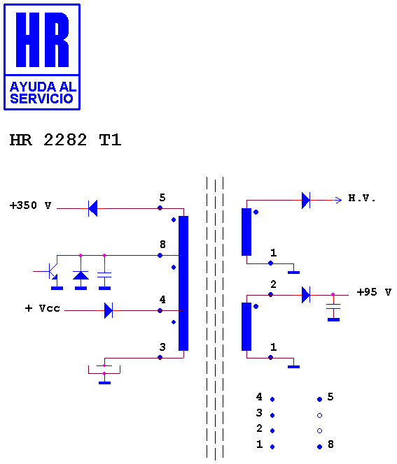 Schematic diagram for HR 2282 T1